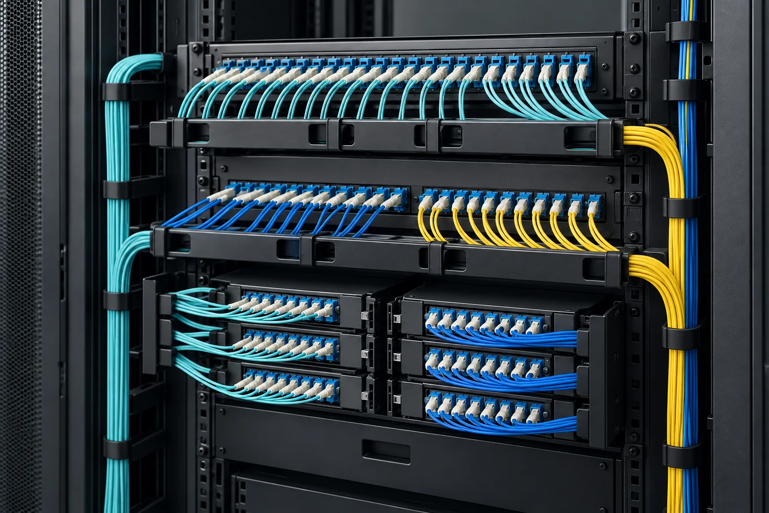 Optical distribution patch panel with accessible fibre adapter ports
