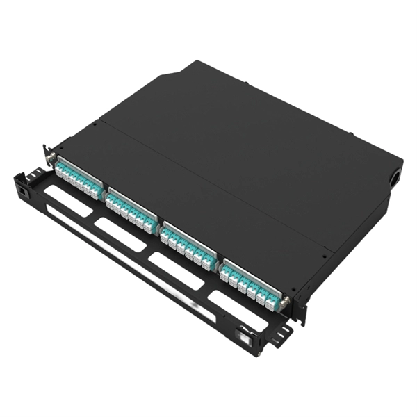 How to connect the fixed fiber optic cable for a fiber optic sensor