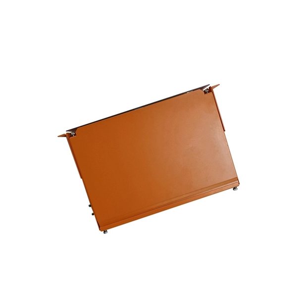 Cable hole wrapping on top of cable tray