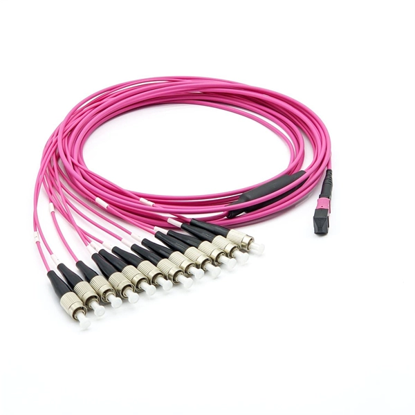 What are the components of a main optical fiber cable 